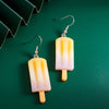 Summer Sweet Resin Drink Cup Dangle Earrings for Women Girl Kids Popsicle Beer Milk Tea Ice Cream Drop Earrings - Image 22