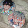 2Pcs Anime Button Brooch Pins Shy Couple Alien Stage Ivan Till Cartoon Badge for Backpack Jewelry Accessories Handmade Gifts - Image 1