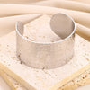 Classic Wrinkle Texture Openning Bangle Bracelet For Women Cuff Bracelet Stainless Steel Hand Ornament Punk Jewelry - Image 10