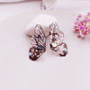 Fairy Gradient Blue Color Resin Butterfly Wings Drop Dangle Earrings for Women Girls Rhinestone Glitter Pendant Earring - Image 7