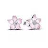 silver butterfly cherry blossom jewelry Valentine's Day/birthday girlfriend gift ring earrings necklace - Image 5