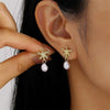Vintage Metal Shell Stud Earrings for Women Accessories Personalization Jewelry Earrings Daily Wear Creative Jewelry Gift - Image 12