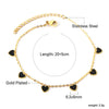 Blue Stone Anklets for Women Bracelet on Leg Stainless Steel Women's Chain Anklets Wedding Party Jewelry - Image 18