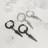 1 or 2 Pairs 316L Spike Dangle Drop Hoop Earrings for Women Stainless Steel Hoops Cuff Cartilage Men‘s Geometric Punk Earrings - Image 3