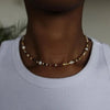 Ywzixln Bohemian Colorful Beads Chain Necklaces White Heart Pendant Jewelry For Women Valentine's Accessories - Image 5