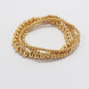 Stainless Steel Beaded Bracelet in Gold-Tone or Silver-Tone - Image 7