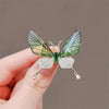 Rinhoo Full Zircon Wings Silver Color Butterfly Brooch For Women Rhinestone Insect Lapel Pins Animal Badge Jewelry - Image 11