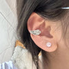 2pcs Y2K Angel's Wings Ear Bone Clip Ear Clip Female No-Piercing Hole Earrings Wings Cochlear Clip Ear Hanging Earring - Image 4
