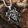 Men's Medusa Pendant Necklace Vintage Snake Animal Accessories Party Gift - Image 4