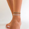 Boho Colorful Seed Beads Anklet Set for Women Summer Beach Simple Elastic Chain Bracelet Barefoot Ankle on Leg Jewelry - Image 10