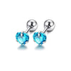 1-12 Pairs Shiny Zirconia Cartilage Stud Earring Tragus Helix Piercing Barbell Star Heart Ball Cartilage Earrings Set for Women - Image 8