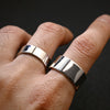Retro 3 Stacking Rings Set Adjustable Open Ring For Men Gothic Punk Edgy Hiphop Silver-plated Brass Jewelry Accessories Gift - Image 2