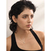Delicate Bling Zircon Imitation Pearls Bow Knot Drop Collar Necklace Elegant Korean Jewelry for Women - Image 2