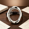 Modern Irregular Oval Zircon Paperclip Chain Bracelets Women Adjustable Stackable Layering Bracelets Jewelry - Image 12