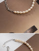 Modian 925 Sterling Silver Baroque Pearl Bracelet Chain Link For Women Irregular Design Fine Female Jewelry Gifts