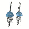 Creative Blue Resin Jellyfish Hoop Earrings for Women Unique Aesthetic Charm 2000S Harajuku Emo Vintage Jewelry Accessories - Image 6