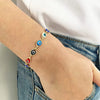 Blue Evil Eye Bracelet for Women Turkish Lucky Resin Bead Chain Adjustable Bangle Bracelet Birthday Party Jewelry Gift - Image 3