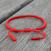 Tibetan Buddhist Bracelet Lucky Handmade Braided Adjustable King Kong Knot Red Thread Charm Bracelets for Women Men Couple Lover - Image 4