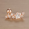 1PC 316L Stainless Steel Geometry Stud Earrings For Women Star Moon Lobe Daith Helix Cartilage Earring Piercing Jewelry - Image 12