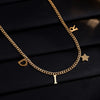Letter Star Pendant Necklace For Women Simple Stainless Steel Chain Jewelry Accessory Gift - Image 4