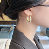 Metal Drop Earrings for Woman Vintage Hoop Earring Classic Party Wedding Pendant Jewelry Gift - Image 4