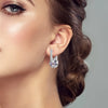 Silver Hoop Earrings Starlight Heart Butterfly Crystal Zircon Hoop Earrings For Women Girl Jewelry Gift - Image 6