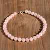 12mm Stone Round Beads Necklace Bohemian Colorful Vacation Neck Decor Women Handmade Choker - Image 13