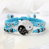 Two-Piece Braided Bracelet Set with Yin-Yang Motif - Image 3