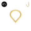 316L Medical Stainless Steel Drop Nose Ring Punk Earrings Men's And Women's Piercing Jewelry Love Heart Septum Ring - Image 5