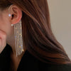Star Butterfly Clip Earrings Female Crystal Tassel Ear Clip Earring Sparkling Zircon Ear Cuff Jewelry accessories - Image 5