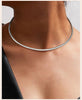 Choker Neck Cuff for Women, Open Collar Choker Torques Necklace Adjustable,Simple Stainless Steel Jewelry - Image 17