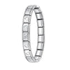 Women's Jewelry 9mm Width Itanlian Elastic Charm Bracelet Stainless Steel Bangle ST - Image 20