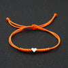 Tiny Heart Charm Bracelets for Women Girls Simple Blue Black Red Rope Chain Braided Bracelet Woven Jewelry Gifts Her - Image 5