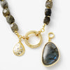 Amethyst Labradorite Zircon Pendant Necklaces Crystal Lariat Necklace Jewelry - Image 6