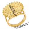6Pcs Stainless Steel Gold Plated Irregular Blank Base Cabochon Open Rings Punk Geometric Men Party Chunky Jewelry - Image 48