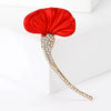Berry Women's Rhinestone Leaf Brooches Unisex Plant Pins Office Party Casual Accessories Gifts - Image 8