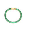 Christmas Jewelry Gift For Ladies Square Tennis Chain Choker Necklace Green Pink White Black Crystal Necklace - Image 14