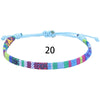 Anklets For Women Woven Fabric Foot Leg Bracelet Men Handmade Rope Braid Knot Beach Barefoot Weave Ethnic Boho Adjustable Charm - Image 13