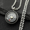 Mini Survival Compass Pendant Necklace Women Men Camping Hiking Pocket Compass for Outdoors Paracord Necklaces Jewelry N6132S08 - Image 9