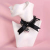 Cute Creative Women Gothic Simple Sexy Lace Collar Pendant Bow Knot Bell Choker Necklace Dress Girls Party Jewelry - Image 1