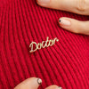 Gold Color Metal Doctor Brooch Pins Creative Letter Medical Jewelry Lapel Badge Gift for Doctor Nurse - Image 4