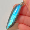 Blue Labradorite Pendant Irregular Shape Bead Stone Orange Necklace for Men Women - Image 30