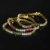 Colorful Cubic Zirconia Tennis Bracelet in Multiple Stone Colors - Image 19