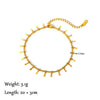 Summer Gold Color Anklets For Women Stainless Steel Firga Chain Feet Jewelry Layered Link Chain Accessory - Image 17