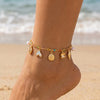 Colorful Crystal Zircon Metal Chain Anklets for Women Bohemia Starfish Shell Conch Tassel Bracelet On The Foot Beach Jewelry - Image 11