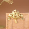 Sunspicems Gold Color Arab Brooch For Women Hijab Lapel Pins Gold Color Bridal Wedding Jewelry - Image 2