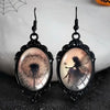 Gothic Style Black Fairy Angel Dandelion Glass Earrings For Women Punk Halloween Jewelry Gifts - Image 4