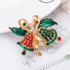 Christmas Brooch Pin Snowman Santa Claus Boot Garland Jewelry Gift Christmas Decoration Brooches - Image 16