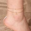 Stainless Steel Anklets for Women Sun Flower Leaves Moon Star Foot Bracelet Jewelry Summer Beach Accessories - Image 6