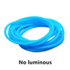 10pcs Black Silicone Bracelets Punk Rock Rubber Band Hip Hop Wristbands Elastic Hairbands Ponytail Scrunchie Bangle Accessories - Image 7